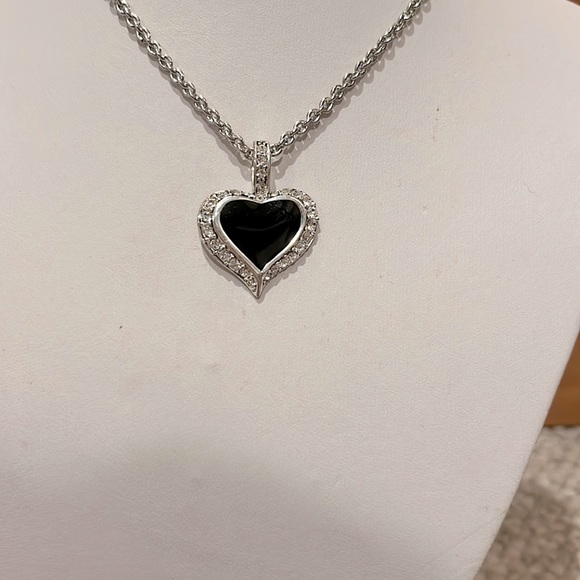 Jewelry - Pendant - Rhinestone & Onyx